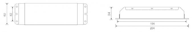 12V 75W 출력 DALI 디밍 가능 LED 드라이버(110 포함) - 240Vac 입력 PF > 0.99 1