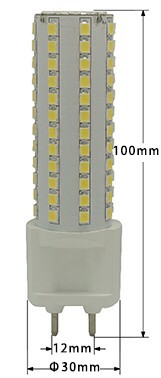 85 - 70W/150W CDMT 램프를 대체하는 265V 10W 1000LM G12 LED 옥수수 속 빛 0