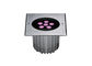 6 * 2W 또는 3W Sqaure 전면 커버 LED 업 라이트 인그라운드 라이트 마운팅 슬리브 포함