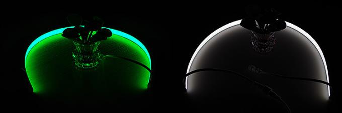 수중 LED 네온 지구 램프, 반대로 소형 크기 네온 테이프 빛 - UV 상아빛 백색 PVC 4