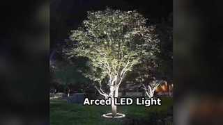 아크형 LED 지하 조명 RGB DMX DALI