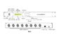 8 DMX512 출력 채널 Artnet - to - DMX 컨버터 이더넷 제어 시스템